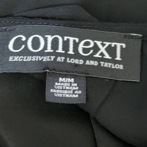 Context Black Dress Sleeveless Blouse - Picture 7 of 9